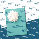 Buscar azules turquesas papel de regalo Para ellos