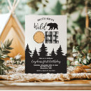 Buscar oso negro invitaciones Para niños