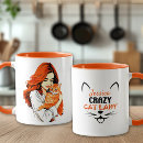 Buscar crazy cat lady tazas Dama loca