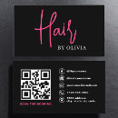 Buscar typography tarjetas de visita Código qr