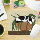 Buscar gato blanco y negro alfombrillas de raton General y unisex