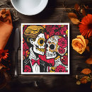 Buscar día de los muertos servilletas Mexicano