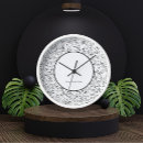 Buscar white marble relojes de pared Trendy