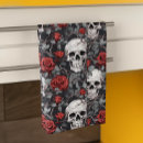 Buscar calavera paños de cocina Floral