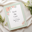Buscar menta y coral invitaciones Invitados