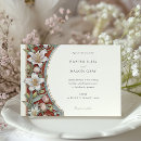 Buscar rojo y marfil invitaciones Para ellos
