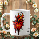 Buscar corazón humano tazas Amar