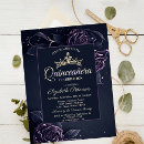 Buscar violeta y negro invitaciones Flores