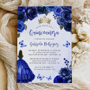 Buscar royal blue quinceanera invitaciones Rosas