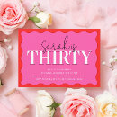 Buscar fiesta invitaciones 30 cumpleaños ª