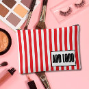 Buscar rayas rojas y blancas bolsas cosmetica General y unisex