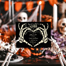 Buscar corazón gótico invitaciones Hallowedding