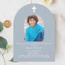 Buscar comunión santa invitaciones Azul polvoriento