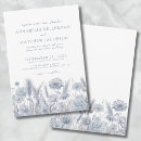 Buscar floral azul boda invitaciones Para ellos
