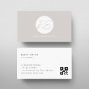 Buscar femeninas tarjetas de visita Minimalista