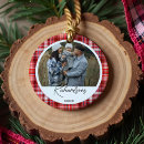 Buscar ornamentos rojos fotografía Familia