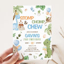 Buscar jurásico invitaciones de cumpleaños T rex