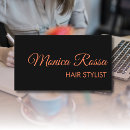 Buscar coral moderno tarjetas de visita Salón de belleza