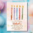 Buscar velas del invitaciones de cumpleaños Cualquier niño