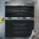 Buscar metal cepillado tarjetas de visita Profesional