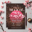 Buscar flor de cerezo invitaciones Chica
