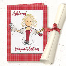 Buscar femenina tarjetas de graduacion Divertido
