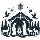 Buscar árbol de navidad negro postales General y unisex