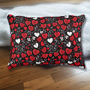 Buscar corazones rojos y blancos cojines 8 º valentía