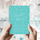 Buscar verde azulado invitaciones Prometida