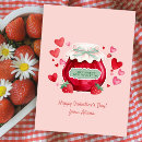Buscar mermelada de fresa tarjetas Corazones