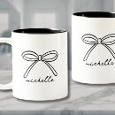 Buscar cinta y arco tazas Para ella