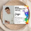 Buscar paintball party invitaciones Niños