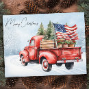 Buscar camioneros postales Camión rojo vintage