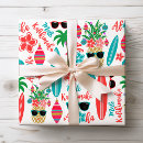 Buscar navidad hawaiano papel de regalo Navidades