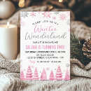 Buscar del copo nieve invitaciones de cumpleaños Maravilla de invierno