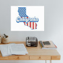Buscar bandera de california posters Patriótico