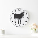 Buscar burros relojes de pared Adorable