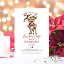 Buscar rudolph invitaciones Rojo