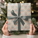 Buscar retro christmas papel de regalo Navidades envolviendo papel