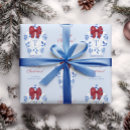 Buscar blanco y azul rojos papel de regalo Para ella