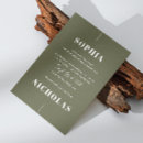 Buscar de color verde oscuro invitaciones Parejas