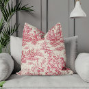 Buscar toile rojo cojines Elegante