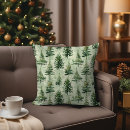 Buscar árboles de pino cojines Navidades rústicos
