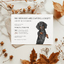 Buscar perro salchicha invitaciones Moderno