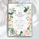 Buscar invitaciones 50 cumpleaños Rosa