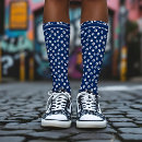 Buscar hoja mujer calcetines Azul