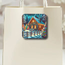 Buscar vela encendida pegatinas Navidades