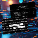 Buscar ingeniero informático tarjetas de visita Inteligencia artificial