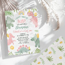 Buscar del dinosaurio invitaciones de cumpleaños Adorable