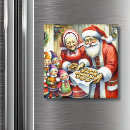 Buscar navidad del vintage imanes Santa